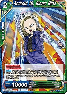 Image for Android 18, Bionic Blitz (Universal Onslaught) (BT9-099) - Dragon Ball Super: Masters