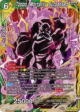 Image for Toppo, Mortality Surpassed (Universal Onslaught) (BT9-120) - Dragon Ball Super: Masters
