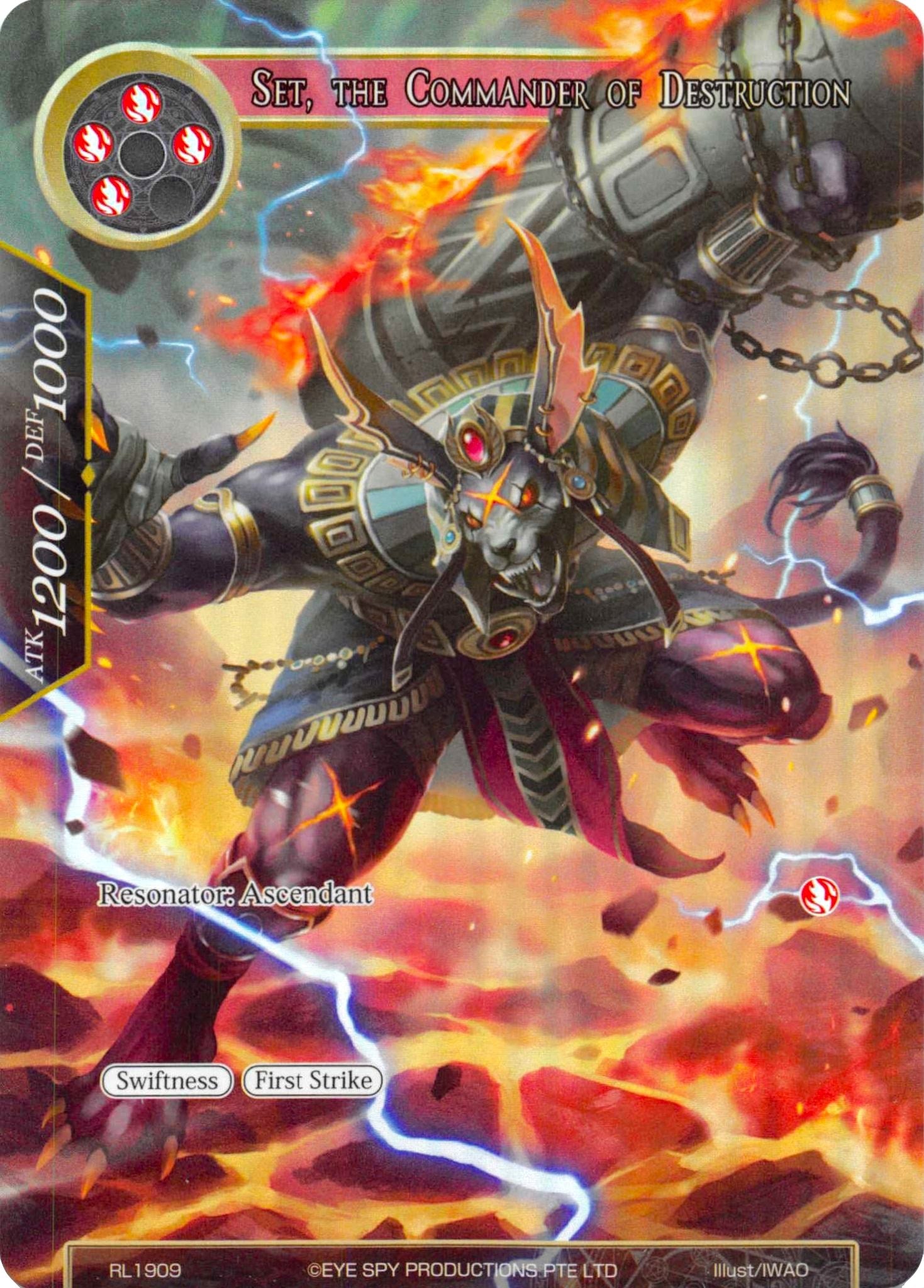 Image for Set, The Commander Of Destruction (Promo Cards) (RL1909) - Force of Will