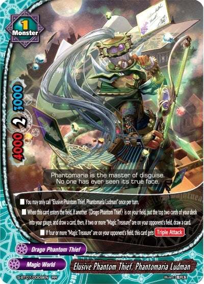 Image for Elusive Phantom Thief, Phantomaria Ludman (Perfected Time Ruler) (S-BT07/0009EN) - Future Card BuddyFight