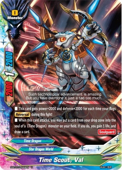 Image for Time Scout, Val (Perfected Time Ruler) (S-BT07/0049EN) - Future Card BuddyFight