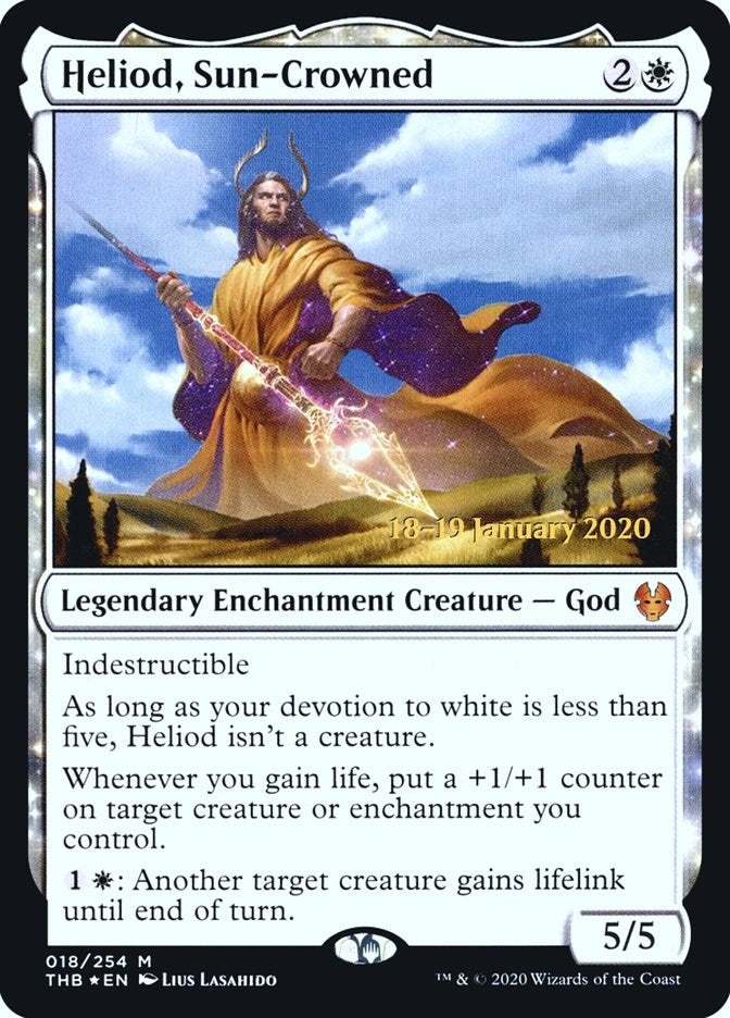 Image for Heliod, Sun-Crowned (Prerelease Cards) (18) - Magic: The Gathering