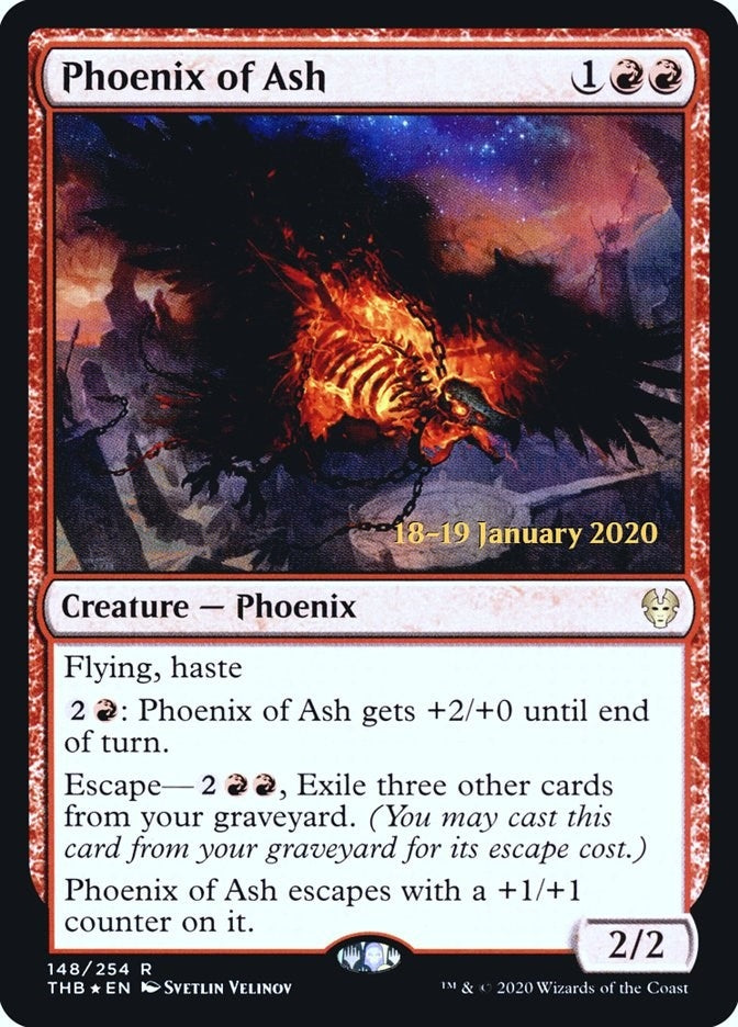 Image for Phoenix of Ash (Prerelease Cards) (148) - Magic: The Gathering