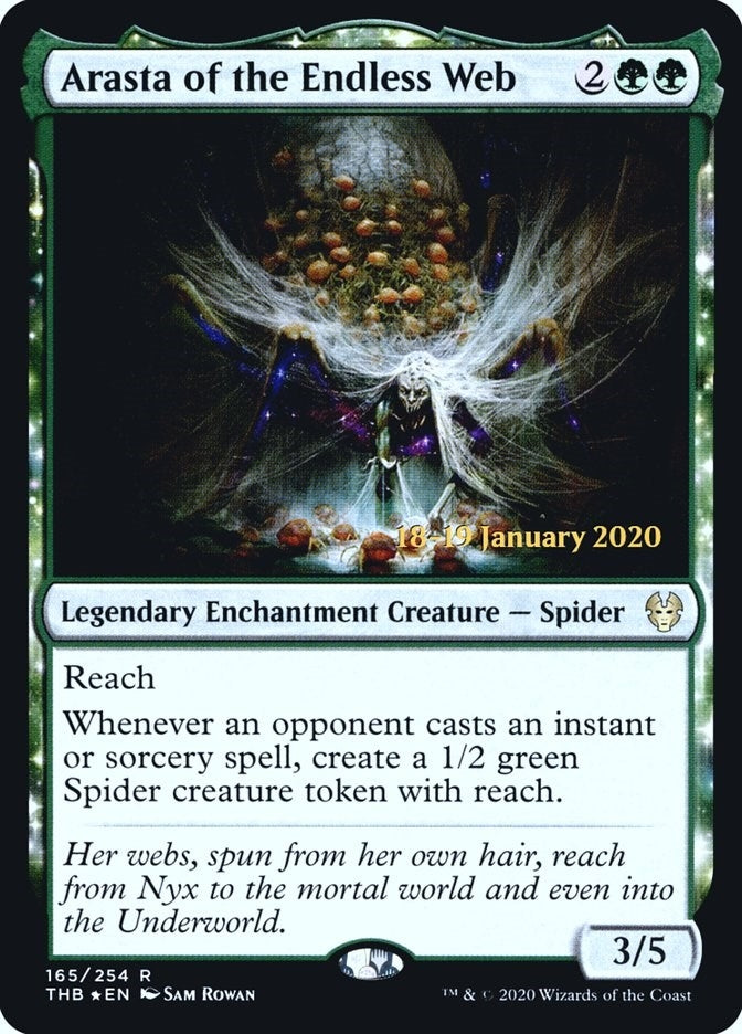 Image for Arasta of the Endless Web (Prerelease Cards) (165) - Magic: The Gathering