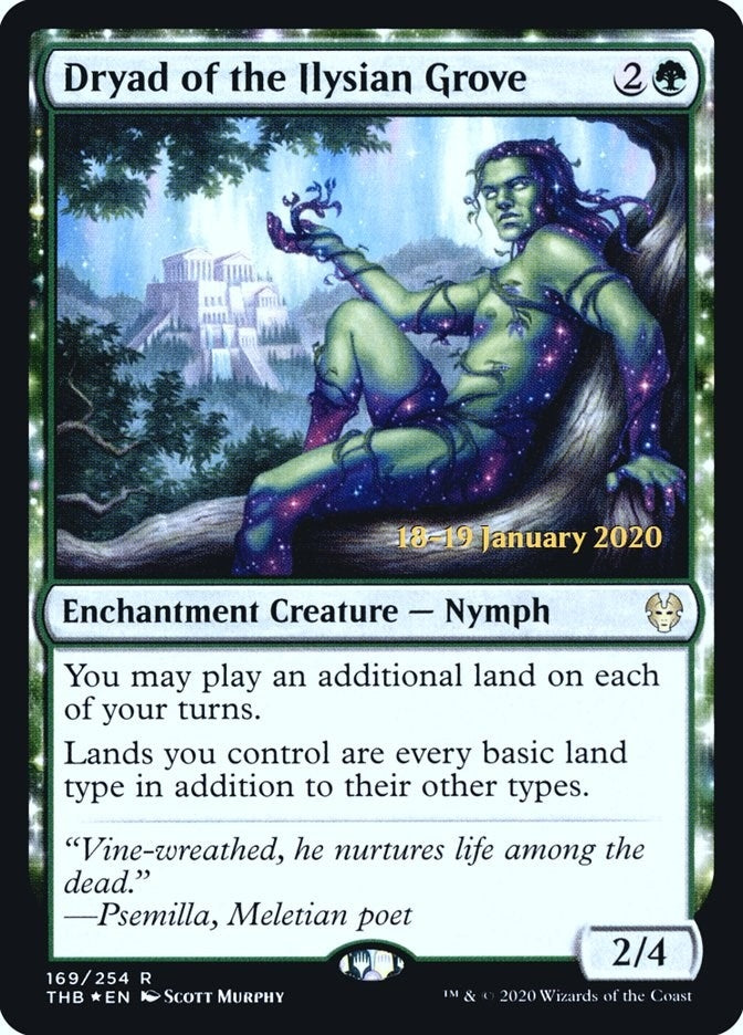 Image for Dryad of the Ilysian Grove (Prerelease Cards) (169) - Magic: The Gathering