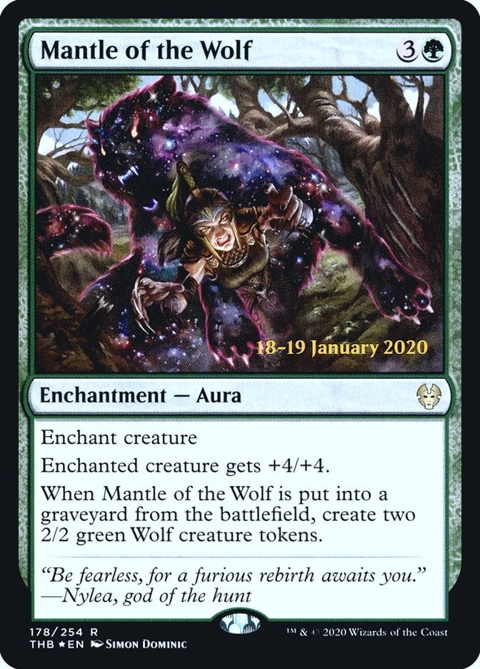 Image for Mantle of the Wolf (Prerelease Cards) (178) - Magic: The Gathering