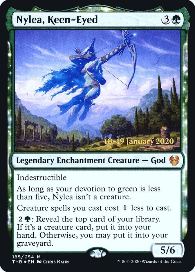 Image for Nylea, Keen-Eyed (Prerelease Cards) (185) - Magic: The Gathering