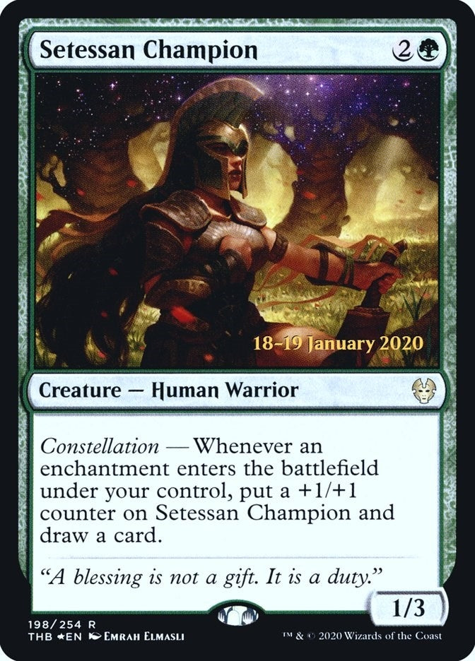 Image for Setessan Champion (Prerelease Cards) (198) - Magic: The Gathering