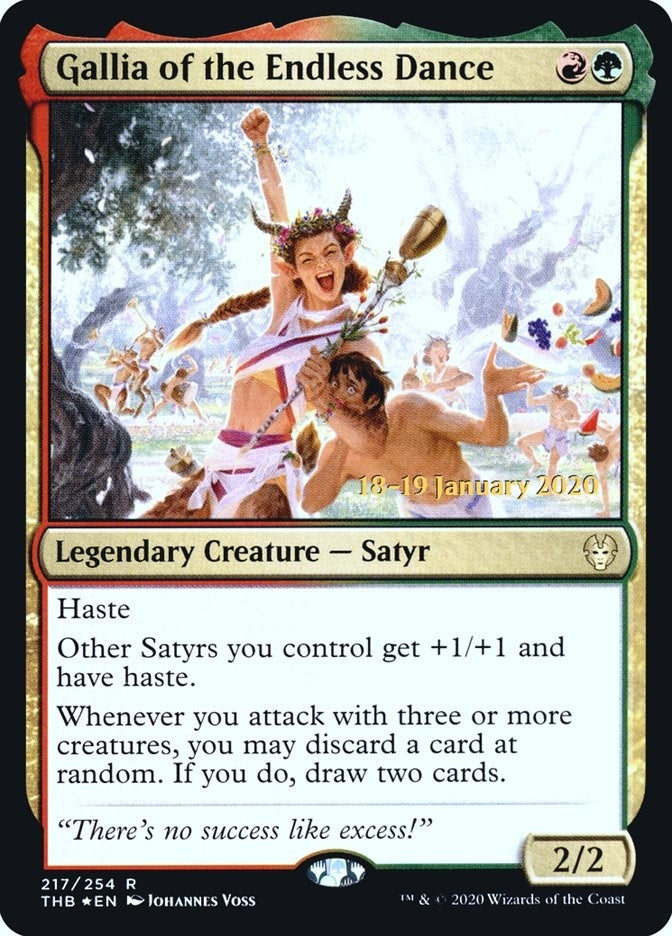 Image for Gallia of the Endless Dance (Prerelease Cards) (217) - Magic: The Gathering
