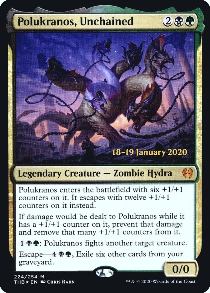Image for Polukranos, Unchained (Prerelease Cards) (224) - Magic: The Gathering