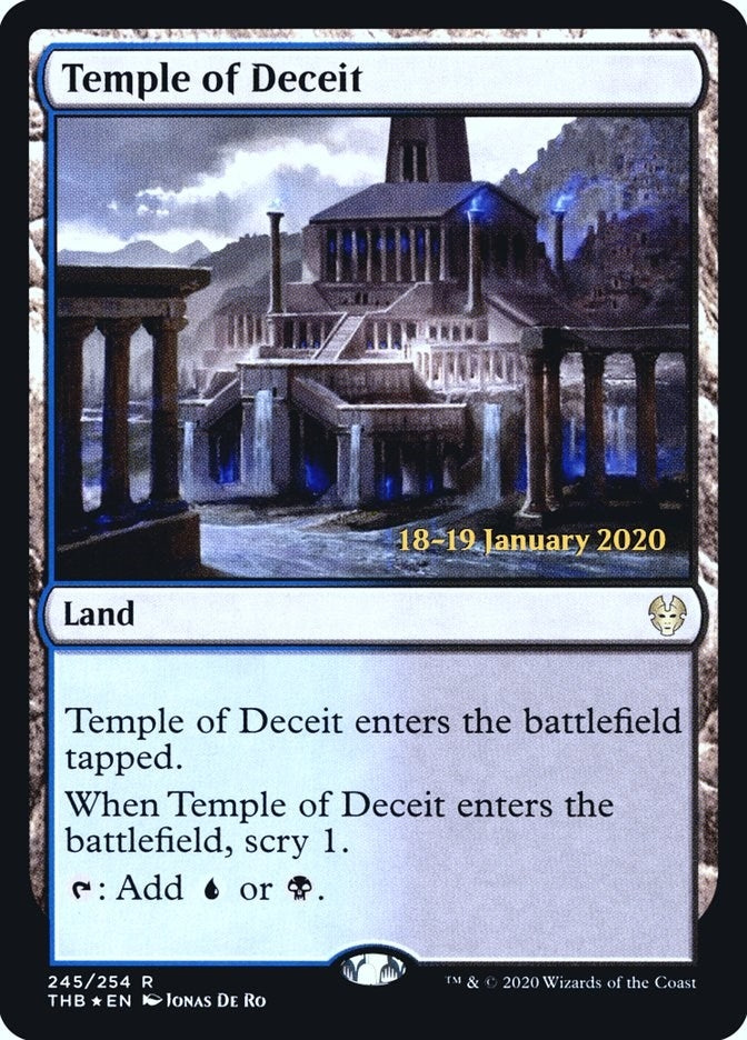Image for Temple of Deceit (Prerelease Cards) (245) - Magic: The Gathering
