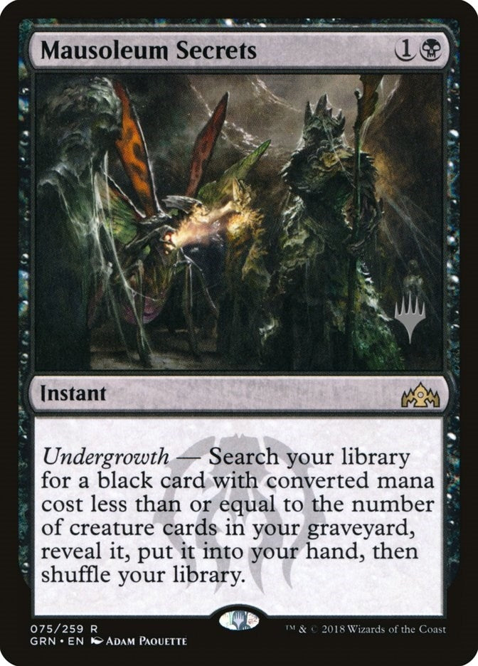 Image for Mausoleum Secrets (Promo Pack: Theros Beyond Death) (75) - Magic: The Gathering