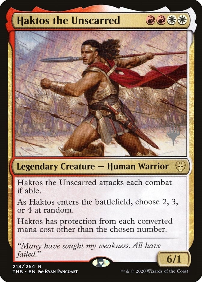 Image for Haktos the Unscarred (Promo Pack: Theros Beyond Death) (218) - Magic: The Gathering
