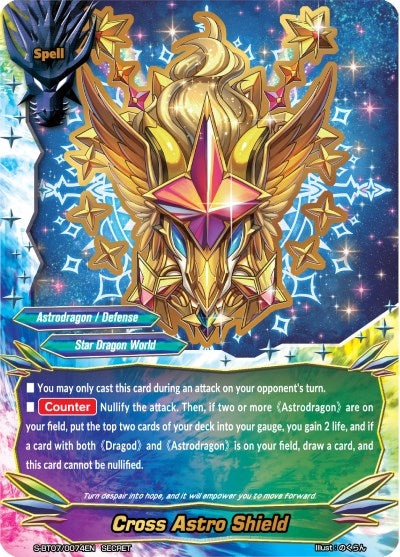 Image for Cross Astro Shield (Perfected Time Ruler) (S-BT07/0074EN) - Future Card BuddyFight