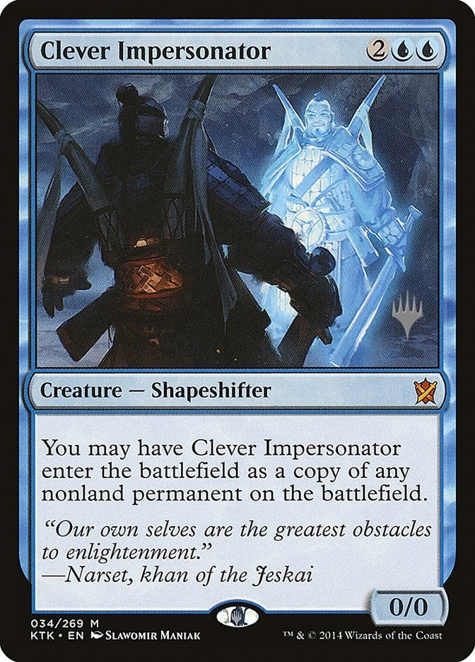 Image for Clever Impersonator (Promo Pack: Theros Beyond Death) (34) - Magic: The Gathering