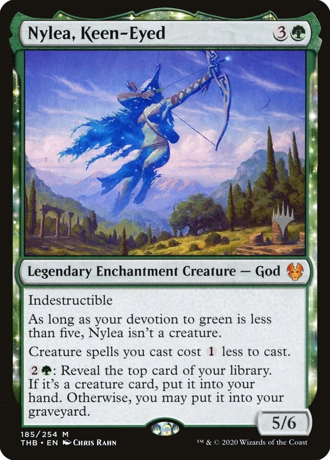 Image for Nylea, Keen-Eyed (Promo Pack: Theros Beyond Death) (185) - Magic: The Gathering