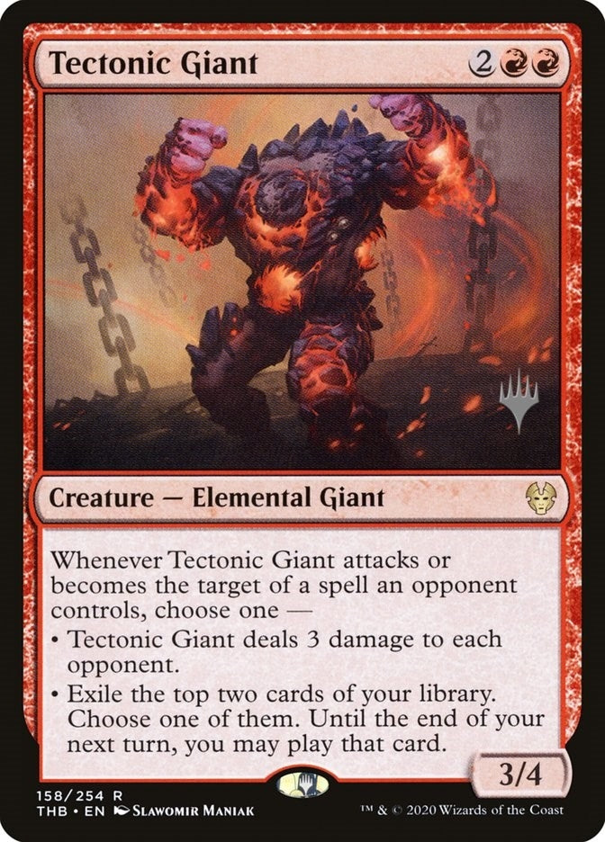 Image for Tectonic Giant (Promo Pack: Theros Beyond Death) (158) - Magic: The Gathering