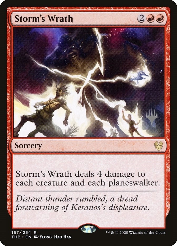 Image for Storm's Wrath (Promo Pack: Theros Beyond Death) (157) - Magic: The Gathering