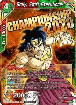 Image for Broly, Swift Executioner (Promotion Cards) (P-205) - Dragon Ball Super: Masters