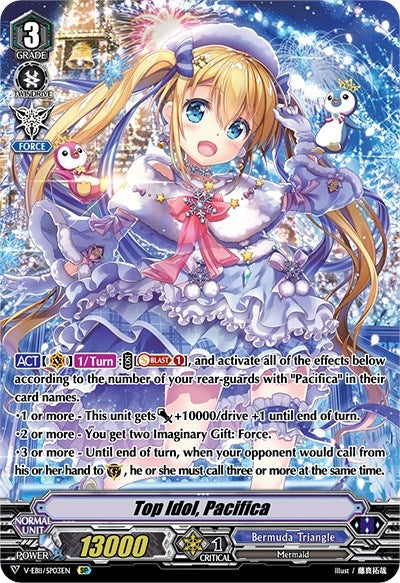 Image for Top Idol, Pacifica (SP) (V-EB11: Crystal Melody) (V-EB11/SP03EN) - Cardfight Vanguard