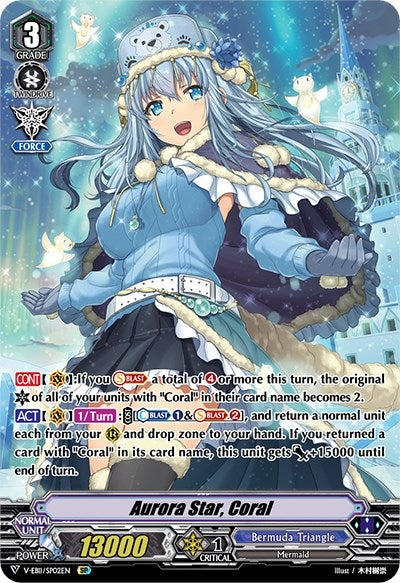 Image for Aurora Star, Coral (SP) (V-EB11: Crystal Melody) (V-EB11/SP02EN) - Cardfight Vanguard