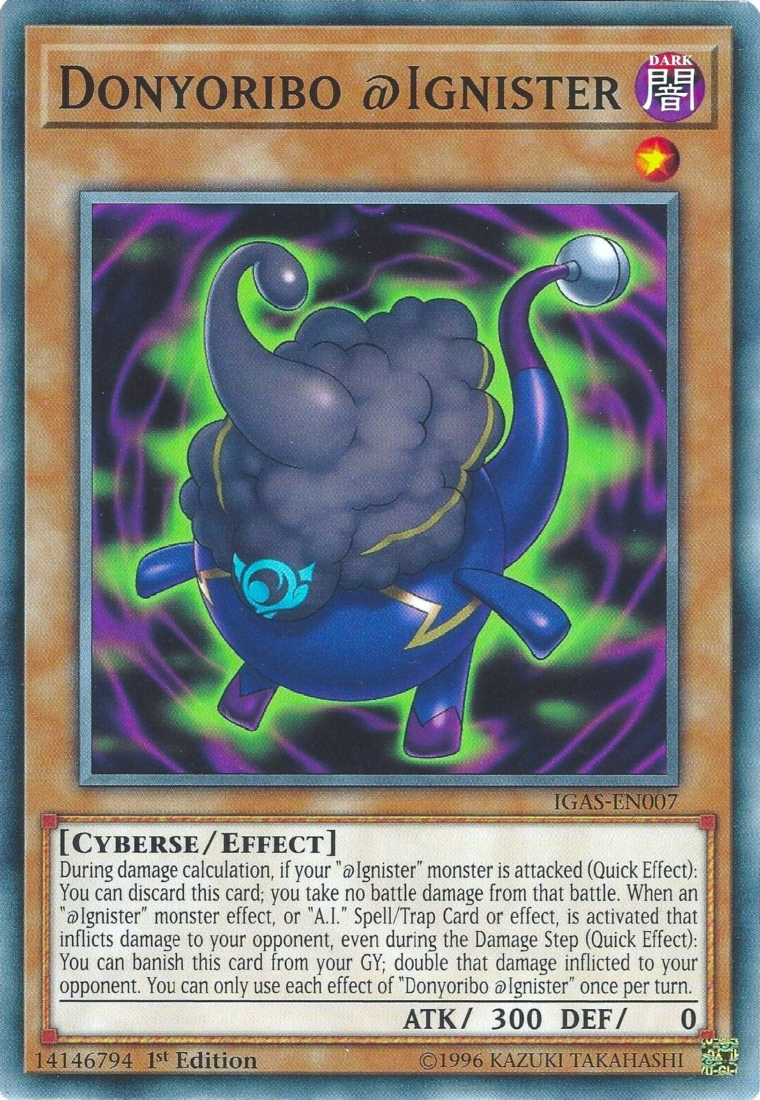 Image for Donyoribo @Ignister (Ignition Assault) (IGAS-EN007) - YuGiOh