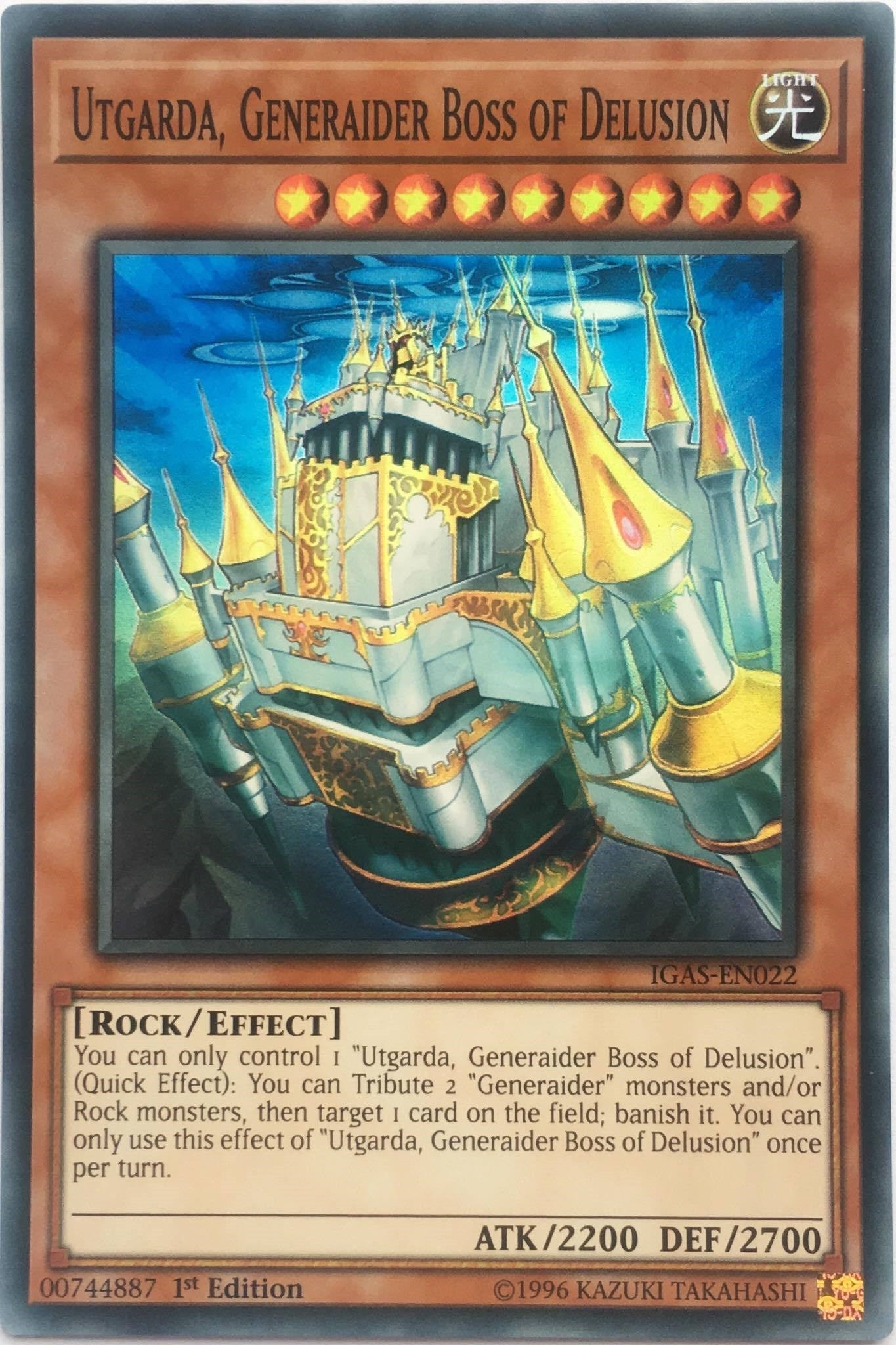 Image for Utgarda, Generaider Boss of Delusion (Ignition Assault) (IGAS-EN022) - YuGiOh