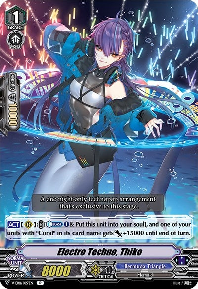 Image for Electro Techno, Thiko (V-EB11: Crystal Melody) (V-EB11/027EN) - Cardfight Vanguard