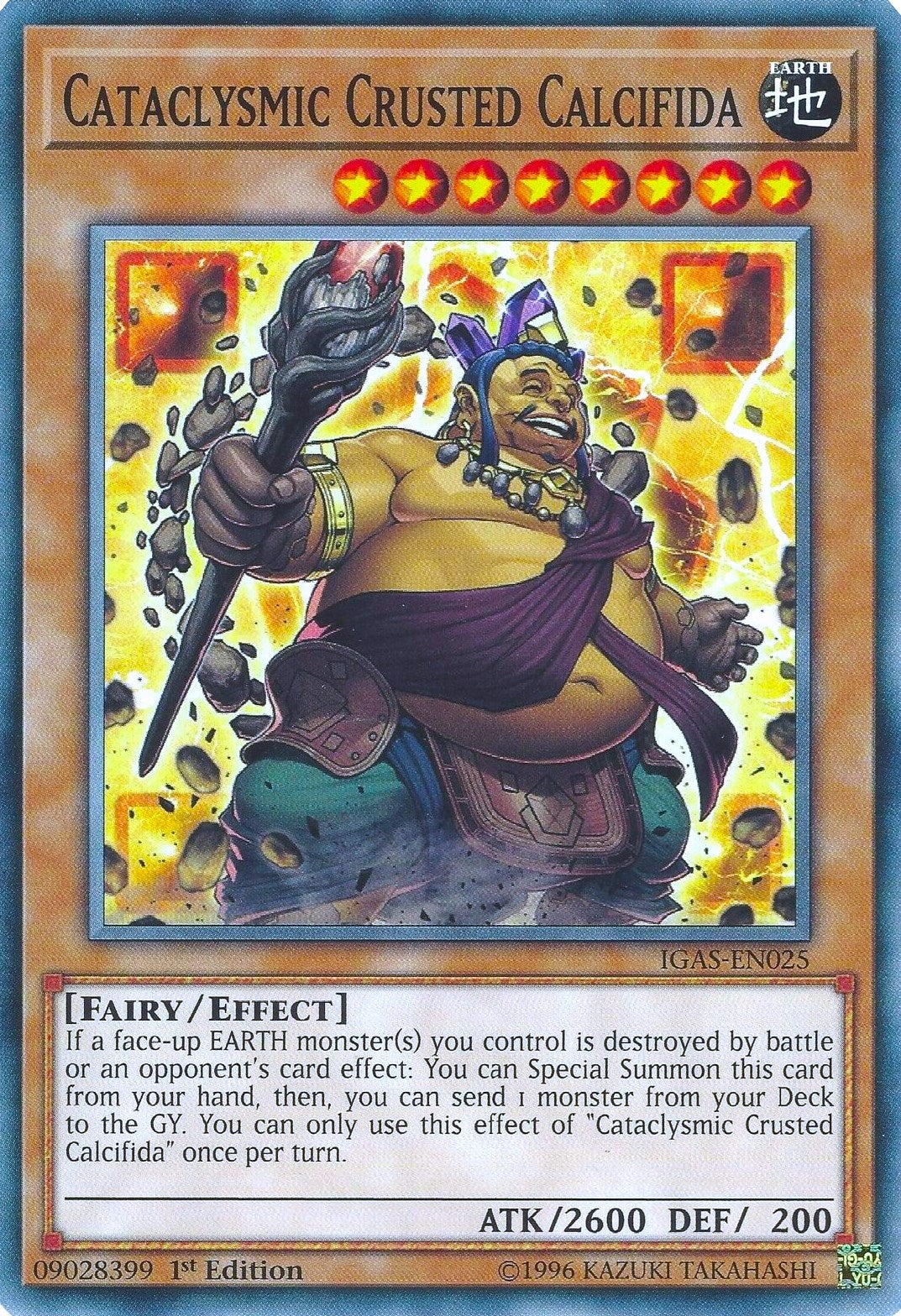 Image for Cataclysmic Crusted Calcifida (Ignition Assault) (IGAS-EN025) - YuGiOh