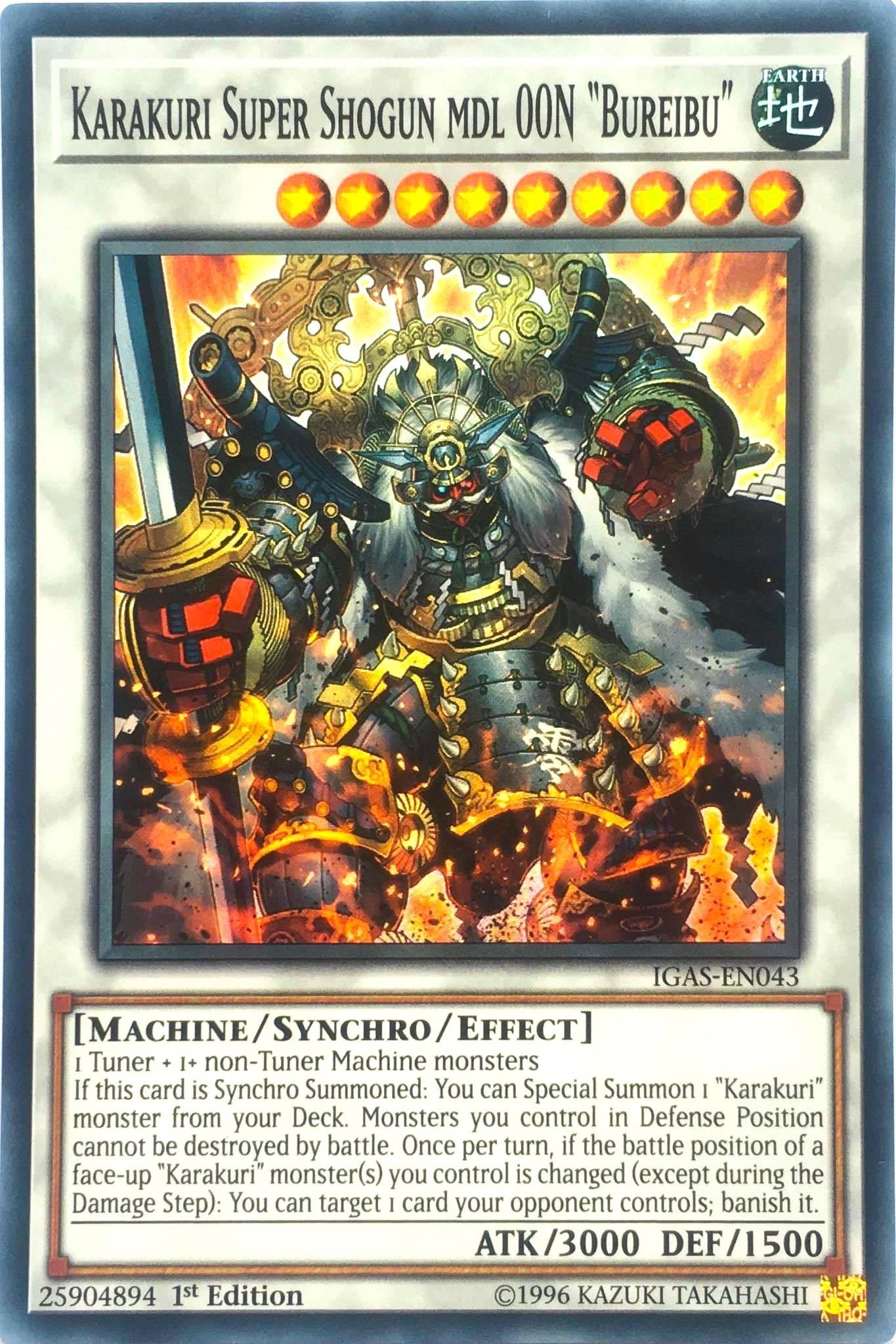 Image for Karakuri Super Shogun mdl 00N "Bureibu" (Ignition Assault) (IGAS-EN043) - YuGiOh