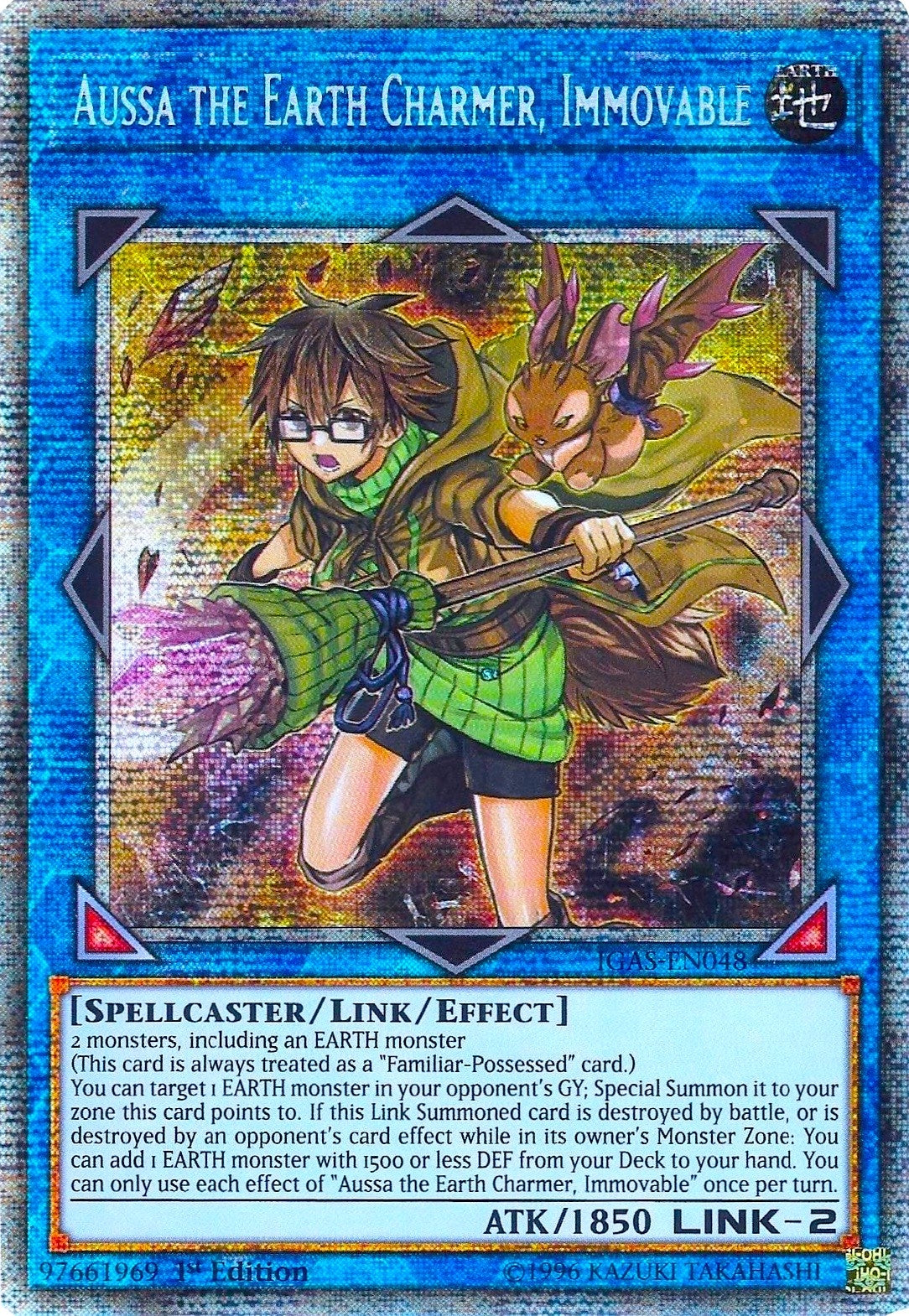 Image for Aussa the Earth Charmer, Immovable (Starlight Rare) (Ignition Assault) (IGAS-EN048) - YuGiOh