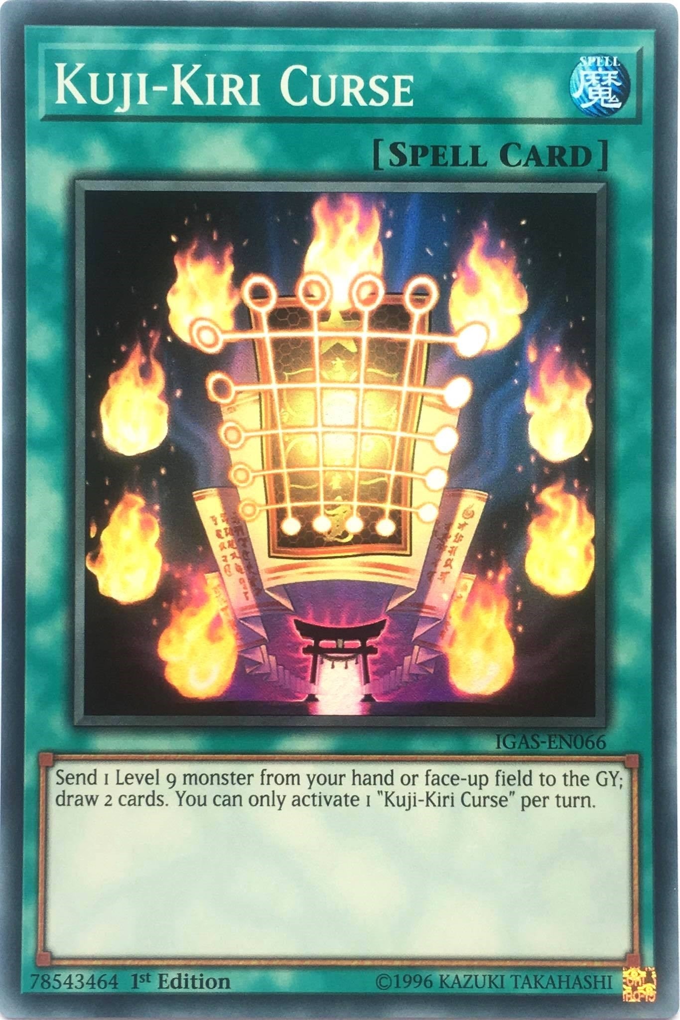 Image for Kuji-Kiri Curse (Ignition Assault) (IGAS-EN066) - YuGiOh