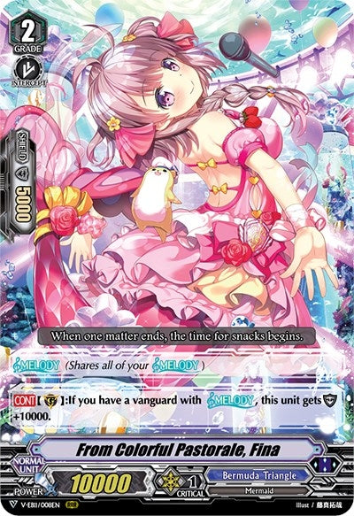 Image for From Colorful Pastorale, Fina (V-EB11: Crystal Melody) (V-EB11/008EN) - Cardfight Vanguard
