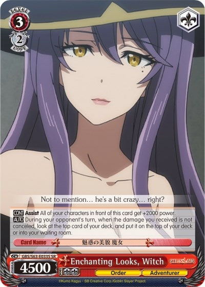 Image for Enchanting Looks, Witch (SR) (Goblin Slayer) (GBS/S63-E033S SR) - Weiss Schwarz