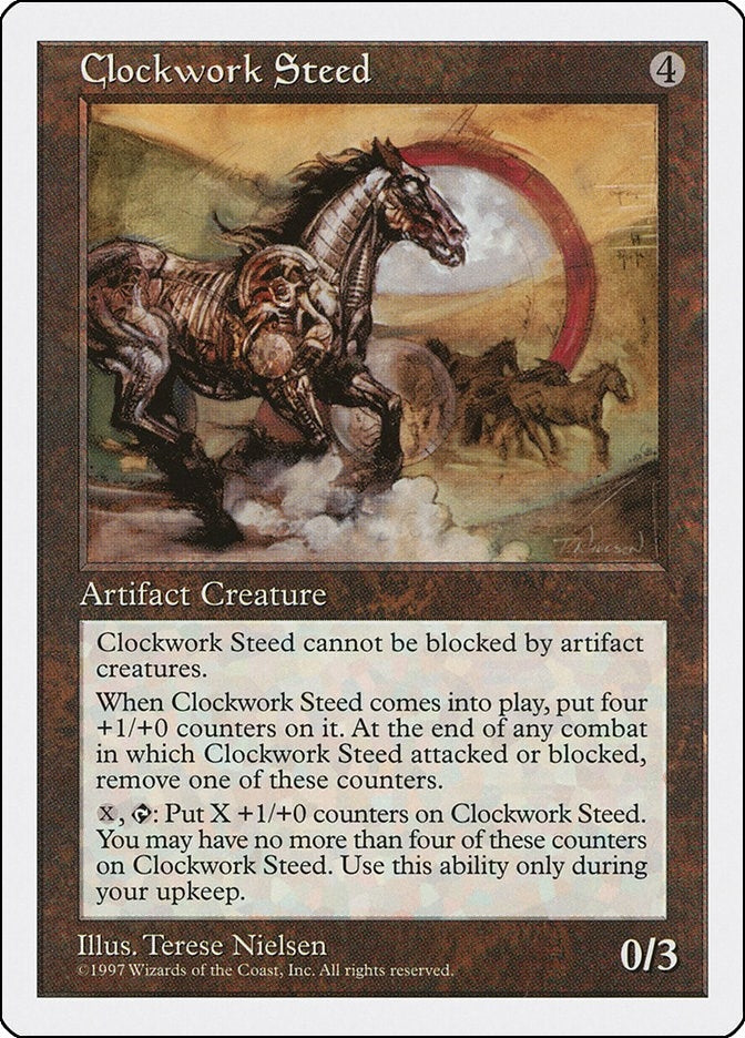 Image for Clockwork Steed (Fifth Edition) - Magic: The Gathering