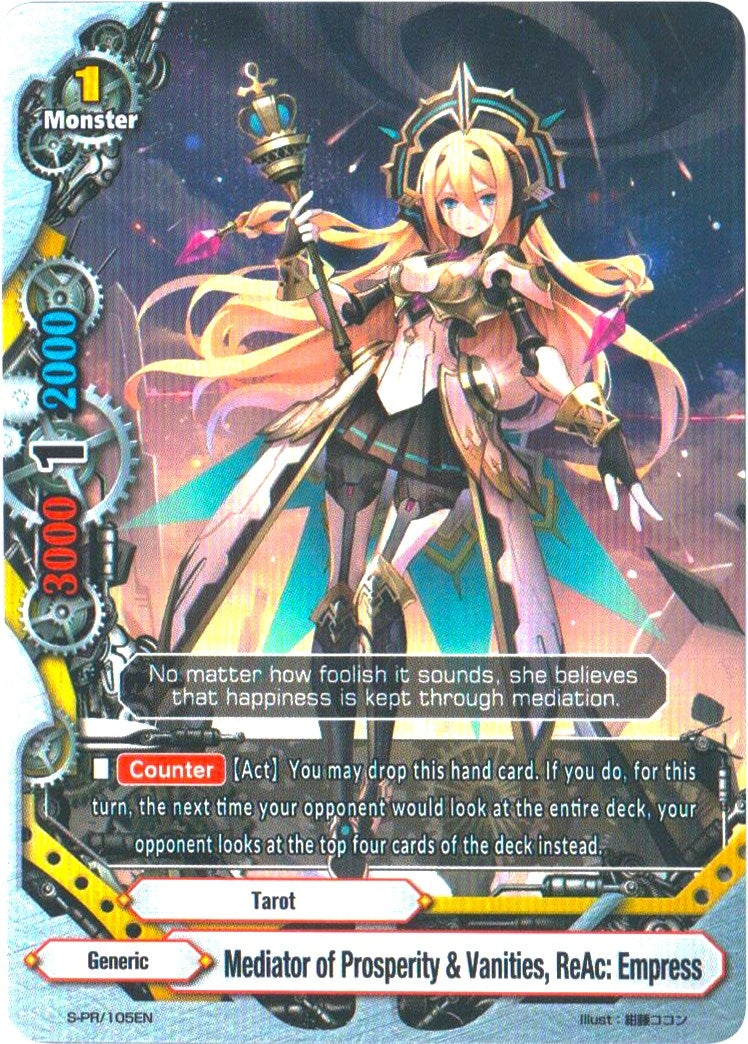 Image for Mediator of Prosperity & Vanities, ReAc: Empress (S-Promo Cards) (S-PR/105EN) - Future Card BuddyFight