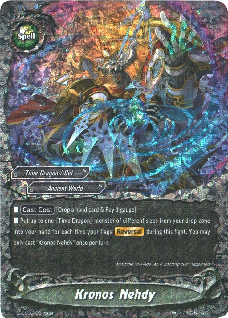Image for Kronos Nehdy (RR Foil) (S-SS03: The End Zero) (S-SS03/0015EN) - Future Card BuddyFight