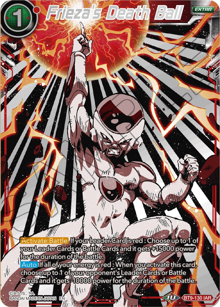 Image for Frieza's Death Ball (Universal Onslaught) (BT9-130) - Dragon Ball Super: Masters