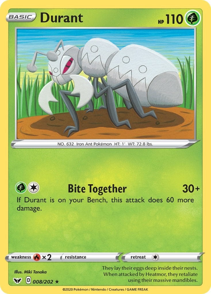 Image for Durant (SWSH01: Sword & Shield Base Set) (008/202) - Pokemon