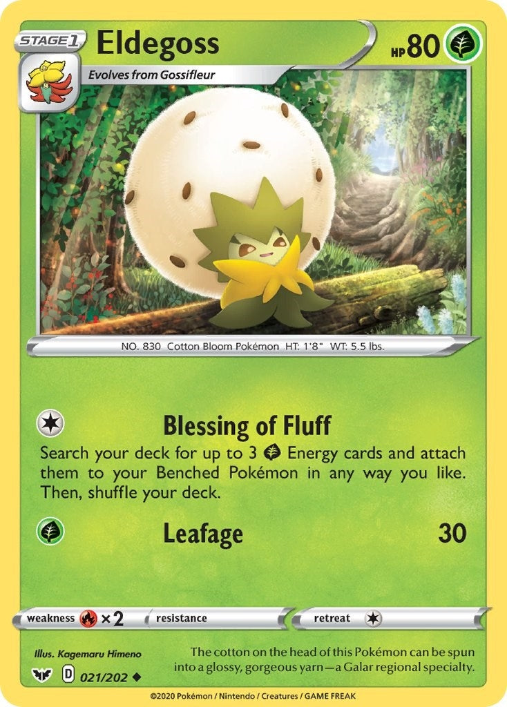 Image for Eldegoss (SWSH01: Sword & Shield Base Set) (021/202) - Pokemon