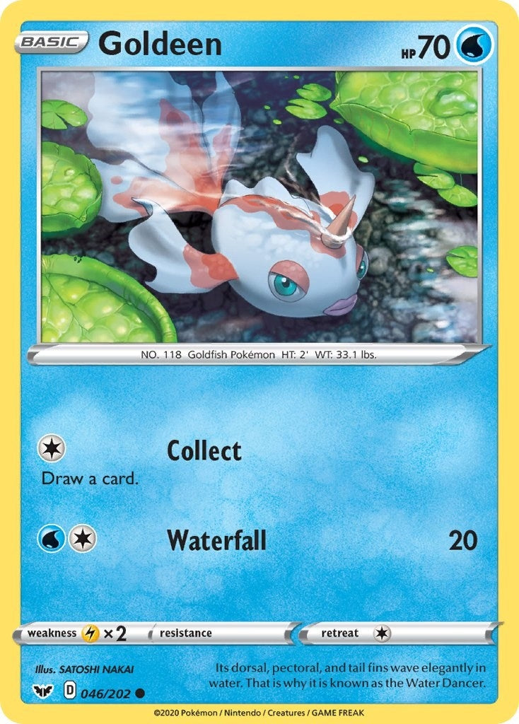 Image for Goldeen (046) (SWSH01: Sword & Shield Base Set) (046/202) - Pokemon