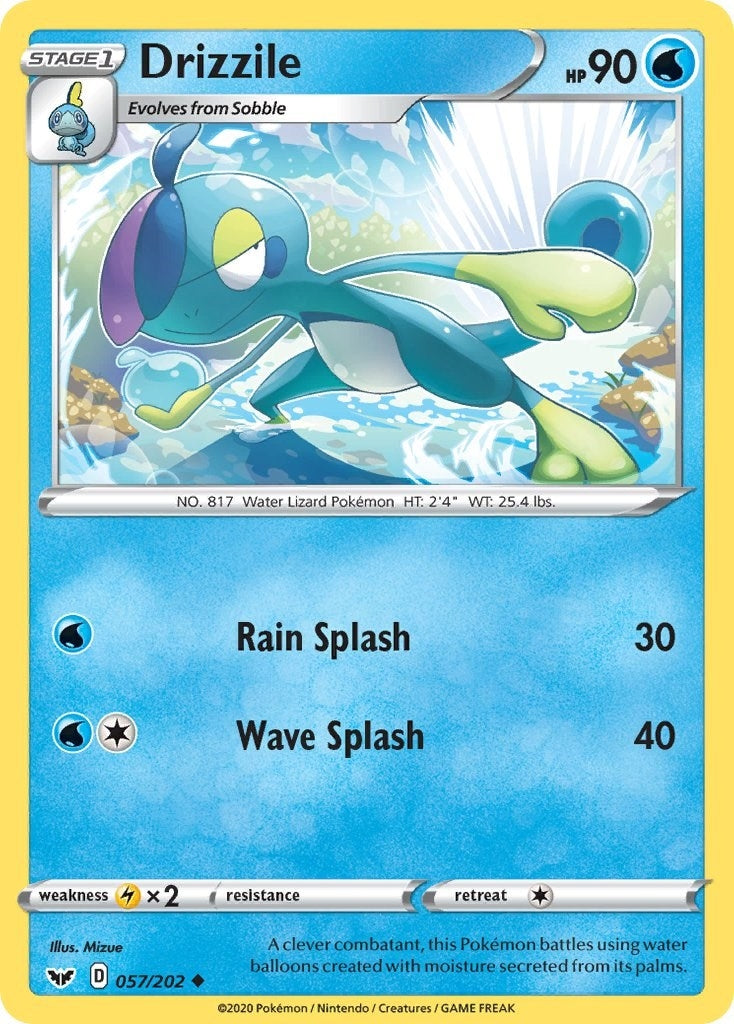 Image for Drizzile (057) (SWSH01: Sword & Shield Base Set) (057/202) - Pokemon
