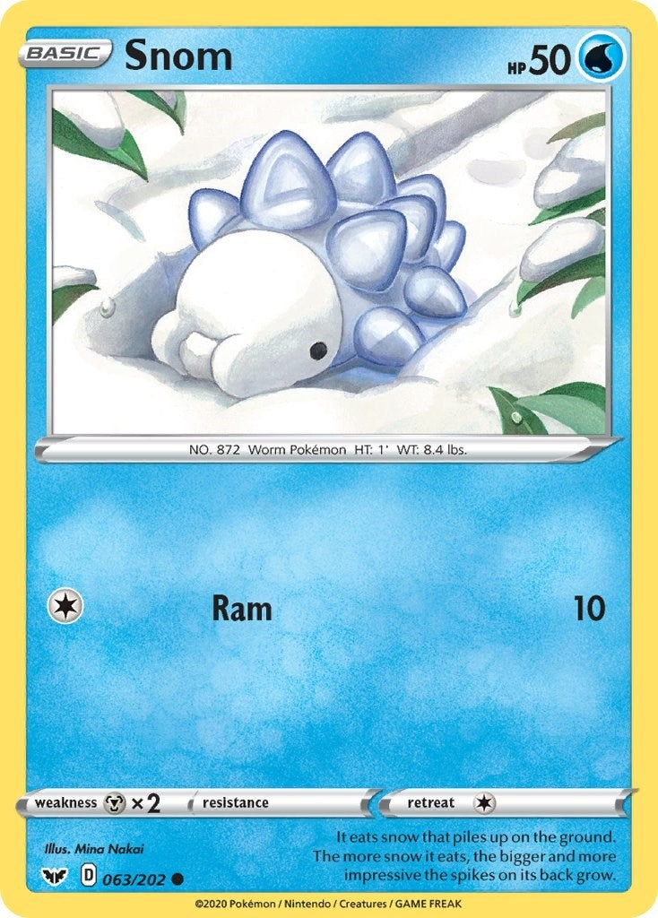 Image for Snom (SWSH01: Sword & Shield Base Set) (063/202) - Pokemon