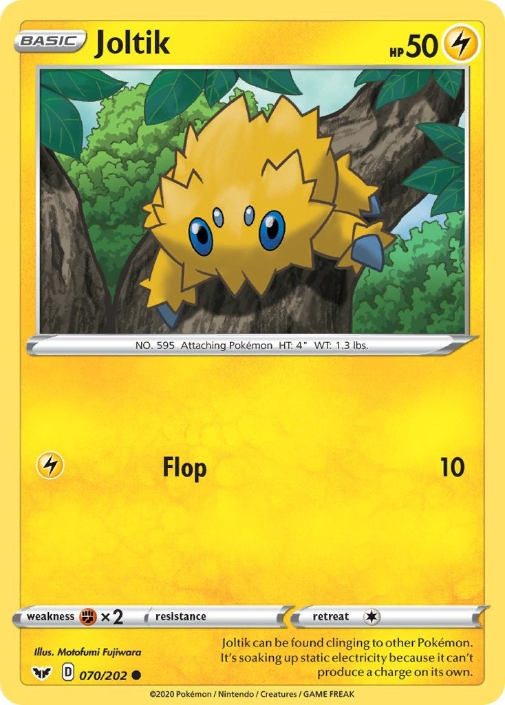Image for Joltik (SWSH01: Sword & Shield Base Set) (070/202) - Pokemon