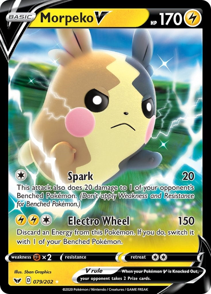 Image for Morpeko V (SWSH01: Sword & Shield Base Set) (079/202) - Pokemon