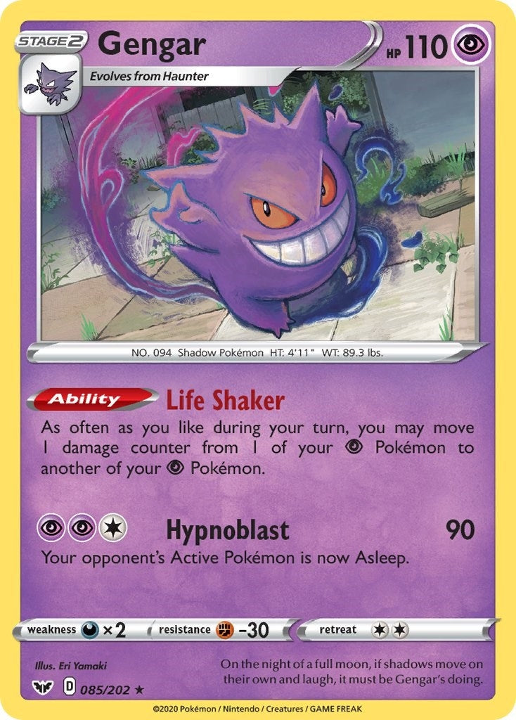 Image for Gengar (SWSH01: Sword & Shield Base Set) (085/202) - Pokemon