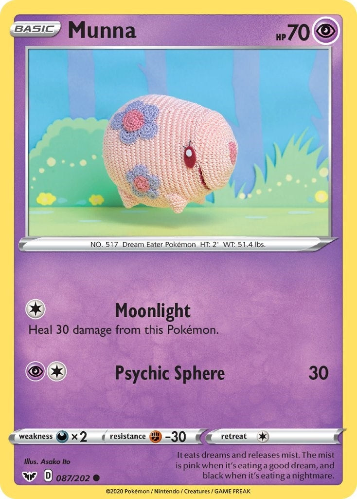Image for Munna (SWSH01: Sword & Shield Base Set) (087/202) - Pokemon