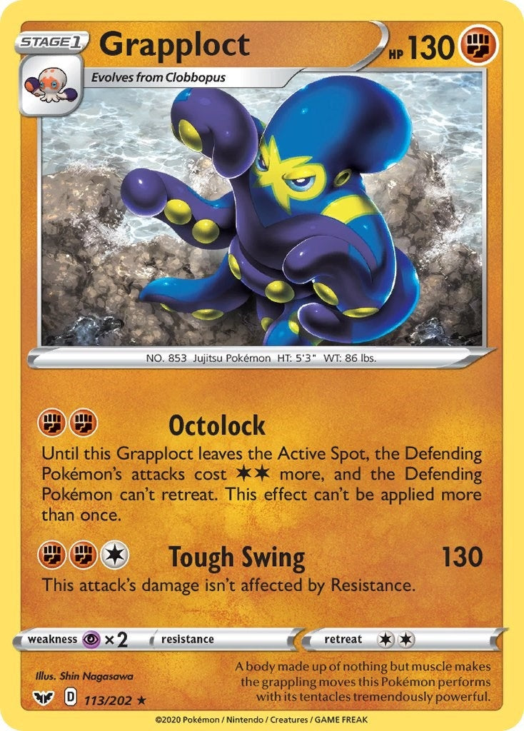 Image for Grapploct (SWSH01: Sword & Shield Base Set) (113/202) - Pokemon