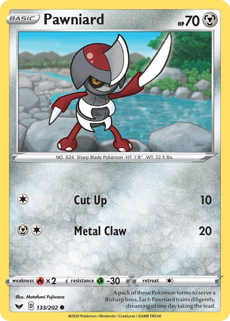 Image for Pawniard (SWSH01: Sword & Shield Base Set) (133/202) - Pokemon