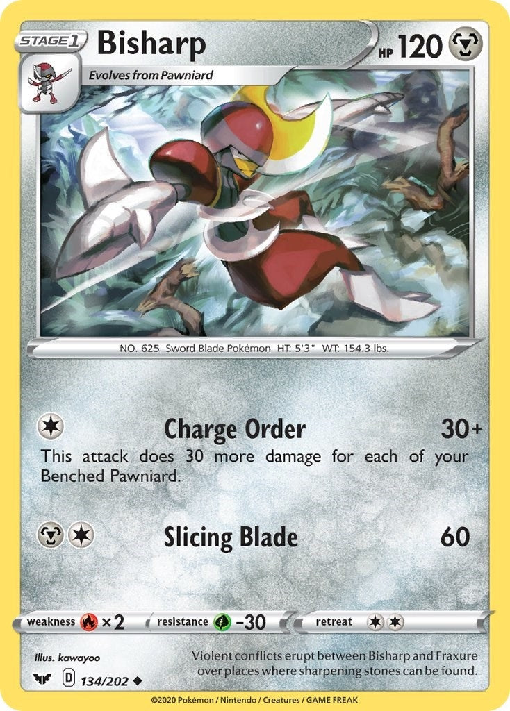 Image for Bisharp (SWSH01: Sword & Shield Base Set) (134/202) - Pokemon